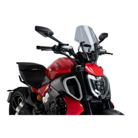 Visière fumée claire réglable PUIG pour Ducati Diavel V4
