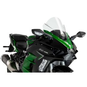 Cupolino PUIG z-racing trasparente omologato ABE per Kawasaki