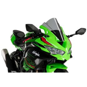 Cupolino PUIG z-racing fumè chiaro omologato ABE per Kawasaki