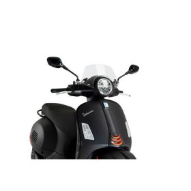 PUIG transparent windscreen with ABE approval for Piaggio