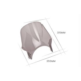 PUIG Windy Clear Smoke Windshield for Honda F Hornet CB