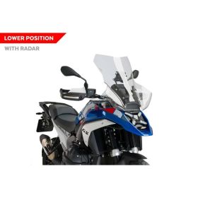 Pare-brise PUIG touring transparent approuvé ABE pour BMW