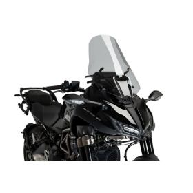 Pare-brise PUIG Touring Fumé Clair 600x485mm pour Yamaha