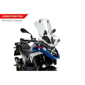 Cupolino PUIG touring con deflettore trasparente per Bmw