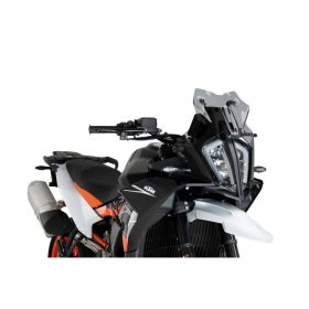 Pare-brise PUIG sport fumé léger 420x365mm pour Ktm smt