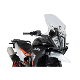 Pare-brise transparent PUIG homologué ABE pour KTM SMT