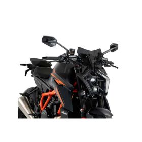 PUIG Dunkelrauch Naked Sport Windschild 285x285mm für KTM