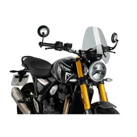 PUIG klare Rauch nackte Sport-Windschutzscheibe ABE genehmigt für Triumph