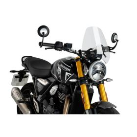 PUIG Naked Sport Carénage Transparent Homologué ABE pour Triumph