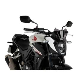 Pare-brise sport nu en verre fumé foncé PUIG pour Honda CB Hornet