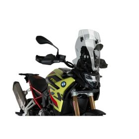 PUIG touring windscreen with light smoke deflector for BMW F 900 GS