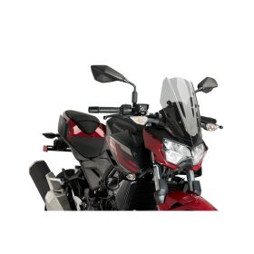 Pare-brise sport nu léger fumé PUIG pour Kawasaki z400