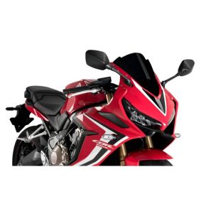Pare-brise PUIG z-racing noir 335x285mm approuvé ABE pour Honda