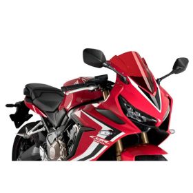 Pare-brise PUIG Z-Racing rouge 335x285mm approuvé ABE pour Honda
