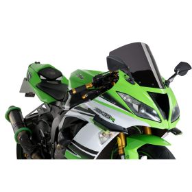 Cupolino PUIG r-racer fumè scuro omologato ABE per Kawasaki