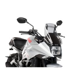Cupolino PUIG touring con deflettore fumè chiaro per Suzuki katana