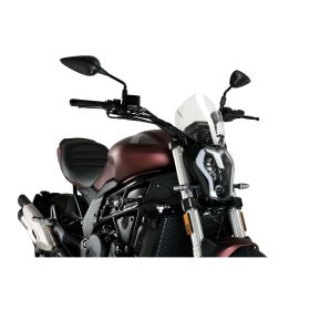 Pare-brise sportif transparent PUIG homologué ABE pour Benelli 502c