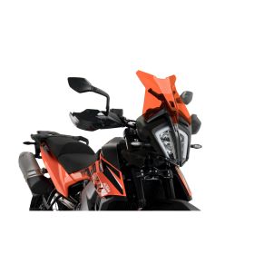 PUIG Sport Windshield Orange 366x348mm ABE Approved for Ktm