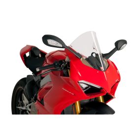 Cupolino PUIG r-racer trasparente omologato ABE per Ducati