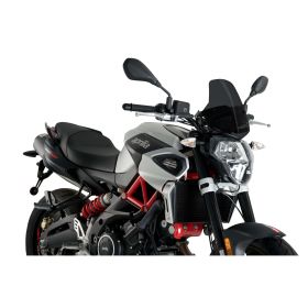 Cupolino PUIG naked sport fumè scuro omologato ABE per Aprilia