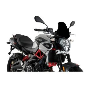 Cupolino PUIG naked sport nero omologato ABE per Aprilia