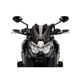 Cupolino PUIG naked sport fumè scuro omologato ABE per Kawasaki