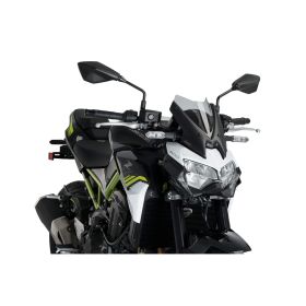 Cupolino PUIG naked sport fumè chiaro per Kawasaki