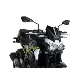 Cupolino PUIG naked sport nero omologato ABE per Kawasaki