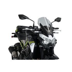 Pare-brise PUIG Naked Touring fumé clair pour Kawasaki