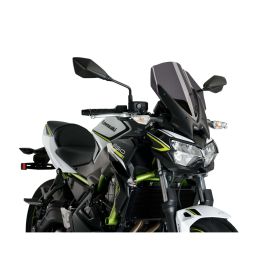 PUIG Naked Touring Dark Smoke Windscreen for Kawasaki Z650