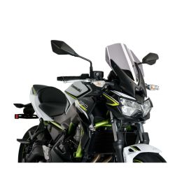 PUIG Klar Rauch Naked Touring Windschutzscheibe für Kawasaki Z650