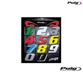 PUIG 4260A MOTORCYCLE NUMBERS DECALS