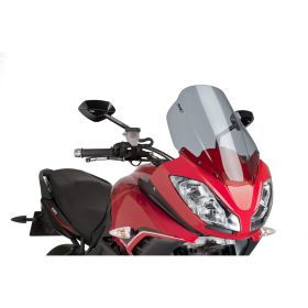Cupolino PUIG touring fumè chiaro omologato ABE per Triumph