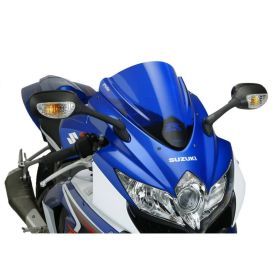 Pare-brise PUIG Z-Racing Bleu 350x325mm ABE approuvé pour Suzuki