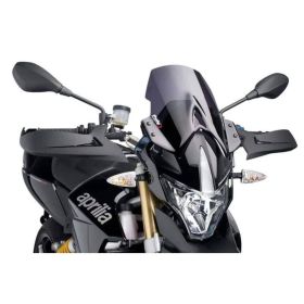 PUIG Naked Touring Dunkelrauch Windschild ABE genehmigt für Aprilia