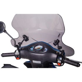 PUIG city touring light smoked windshield ABE approved for Kymco