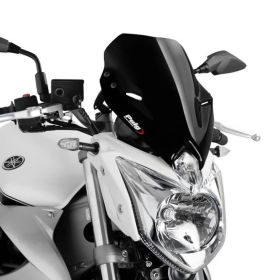 PUIG Écran de protection Naked Sport Noir pour Yamaha XJ6