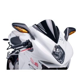 Pare-brise PUIG Z-Racing Noir 330x325mm pour MV Agusta