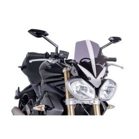 Carénage teinté fumé homologué ABE pour Triumph