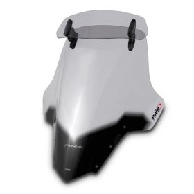 PUIG touring windshield with light smoke deflector for Yamaha Fazer FZ1