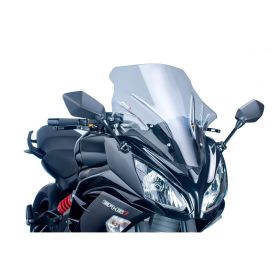 PUIG Touring Light Smoke Windscreen for Kawasaki ER-6F