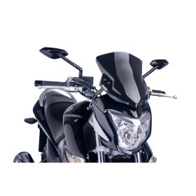 Pare-brise sport noir nu PUIG homologué ABE pour Suzuki Inazuma