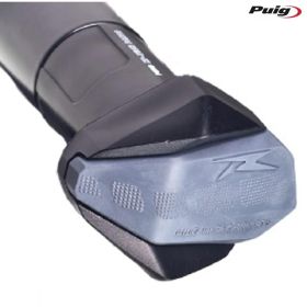 PUIG 6381N RICAMBIO CORPO E GOMMINA PROTETTIVA TAMPONE R12 LUNGO NERO VITI M12