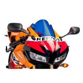 PUIG z-racing fairing screen blue 240x280mm for Honda cbr rr
