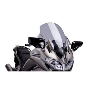 Pare-brise transparent fumé PUIG 560x570mm pour Yamaha