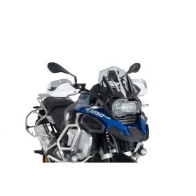 PUIG sport windscreen smoked light 320x340mm ABE approved for BMW