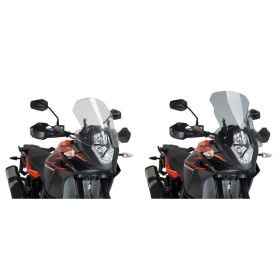 Pare-brise PUIG Touring fumé clair 510x420mm pour Ktm