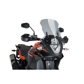 Pare-brise PUIG Touring fumé clair 510x420mm pour Ktm