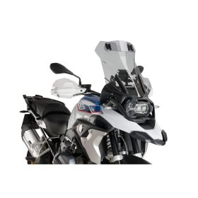 PUIG touring windshield with light smoke deflector for BMW