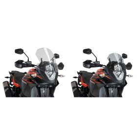 PUIG Sport Pare-brise Fumé Clair 315x310mm Approuvé ABE pour KTM